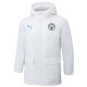 2024-25 Man City White Hooded Windbreaker Fabric Cotton Coat #G241(蓝彪标)