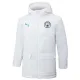 2024-25 Man City White Hooded Windbreaker Fabric Cotton Coat #G241(蓝彪标)
