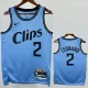 2024-25 Clippers LEONARD #2 Blue City Edition Top Quality Hot Pressing NBA Jersey