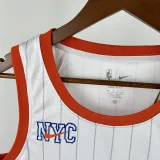 2024-25 KNICKS BRUNSON #11 White City Edition Top Quality Hot Pressing NBA Jersey