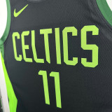 2024-25 CELTICS IRVING #11 Black City Edition Top Quality Hot Pressing NBA Jersey
