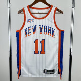 2024-25 KNICKS BRUNSON #11 White City Edition Top Quality Hot Pressing NBA Jersey