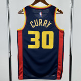 2024-25 WARRIORS CURRY #30 Royal blue City Edition Top Quality Hot Pressing NBA Jersey
