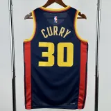 2024-25 WARRIORS CURRY #30 Royal blue City Edition Top Quality Hot Pressing NBA Jersey