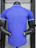 2024-25 Brazil Blue Special Edition Player Version Soccer Jersey (有领)