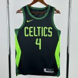 2024-25 CELTICS HOLIDAY #4 Black City Edition Top Quality Hot Pressing NBA Jersey