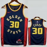 2024-25 WARRIORS CURRY #30 Royal blue City Edition Top Quality Hot Pressing NBA Jersey