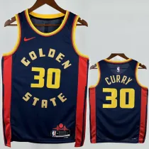 2024-25 WARRIORS CURRY #30 Royal blue City Edition Top Quality Hot Pressing NBA Jersey