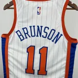 2024-25 KNICKS BRUNSON #11 White City Edition Top Quality Hot Pressing NBA Jersey