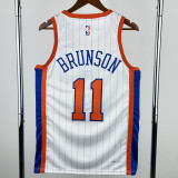 2024-25 KNICKS BRUNSON #11 White City Edition Top Quality Hot Pressing NBA Jersey