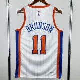 2024-25 KNICKS BRUNSON #11 White City Edition Top Quality Hot Pressing NBA Jersey