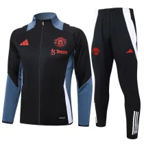 2024-25 Man Utd Black Jacket Tracksuit #A796