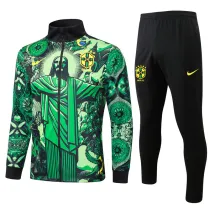 2024-25 Brazil Green Jacket Tracksuit #A810(喷墨)