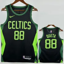 2024-25 CELTICS QUETA #88 Black City Edition Top Quality Hot Pressing NBA Jersey