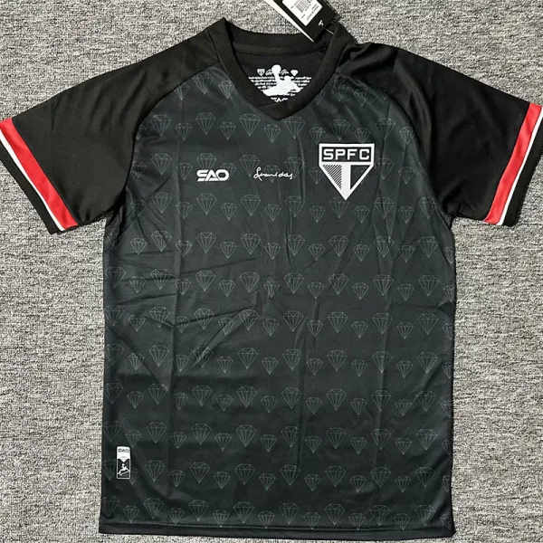2024-25 Sao Paulo Black Special Edition Fans Soccer Jersey