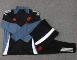 2024-25 Man Utd Black Jacket Tracksuit #A796