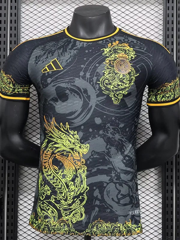 2024-25 RMA Black Special Edition Player Version Training Shirts  *绿龙