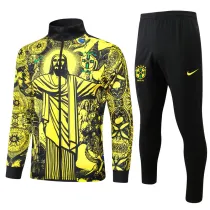 2024-25 Brazil Yellow Jacket Tracksuit #A807(喷墨)