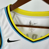 2024-25 Indiana Pacers SIAKAM #43 White City Edition Top Quality Hot Pressing NBA Jersey