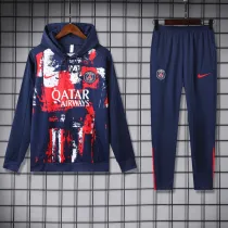 2024-25 PSG Royal Blue Hoodie Tracksuit (卫衣套装)