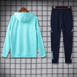 2024-25 RMA Light green Hoodie Tracksuit (卫衣套装)