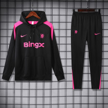 2024-25 CHE Black Hoodie Tracksuit (卫衣套装)