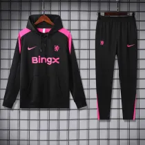 2024-25 CHE Black Hoodie Tracksuit (卫衣套装)