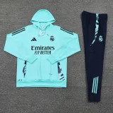 2024-25 RMA Light green Hoodie Tracksuit (卫衣套装)