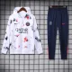 2024-25 PSG White Hoodie Tracksuit (卫衣套装)