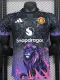 2024-25 Man Utd Black Purple Special Edition Player Version Training shirts