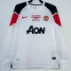 2010-2011 Man Utd Away White Long sleeve Retro soccer jersey (长袖)决赛字
