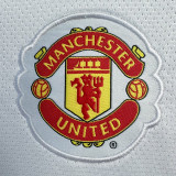 2010-2011 Man Utd Away White Long sleeve Retro soccer jersey (长袖)决赛字