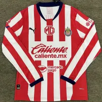 2024-25 Chivas Home Long Sleeve Soccer Jersey (长袖)