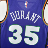2024-25 SUNS DURANT #35 Purple City Edition Top Quality Hot Pressing NBA Jersey