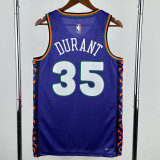 2024-25 SUNS DURANT #35 Purple City Edition Top Quality Hot Pressing NBA Jersey