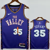 2024-25 SUNS DURANT #35 Purple City Edition Top Quality Hot Pressing NBA Jersey