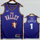 2024-25 SUNS BOOKER #1 Purple City Edition Top Quality Hot Pressing NBA Jersey