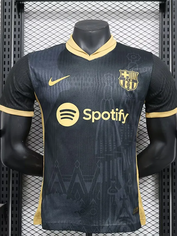 2024-25 BAR Black Special Edition Player Version Training Shirts (黄袖边)
