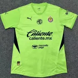 2024-25 Chivas Fluorescent Green Goalkeeper Soccer Jersey