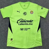 2024-25 Chivas Fluorescent Green Goalkeeper Soccer Jersey