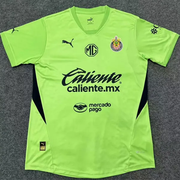 2024-25 Chivas Fluorescent Green Goalkeeper Soccer Jersey