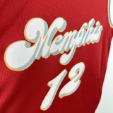 2024-25 Grizzlies MORANT #12 Red City Edition Top Quality Hot Pressing NBA Jersey
