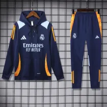 2024-25 RMA Royal blue Hoodie Tracksuit (卫衣套装)