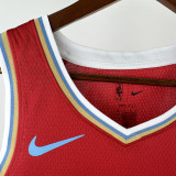 2024-25 Grizzlies KAWAMURA #17 Red City Edition Top Quality Hot Pressing NBA Jersey