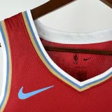 2024-25 Grizzlies KAWAMURA #17 Red City Edition Top Quality Hot Pressing NBA Jersey