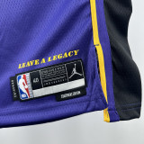 2022-23 LAKERS KNECHT #4 Purple Top Quality Hot Pressing NBA Jersey (Trapeze Edition) 飞人版