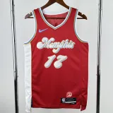 2024-25 Grizzlies KAWAMURA #17 Red City Edition Top Quality Hot Pressing NBA Jersey