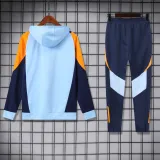 2024-25 RMA Blue Hoodie Tracksuit (卫衣套装)