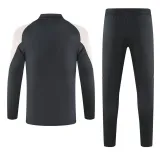 2024-25 RMA Dark gray Half Pull Tracksuit (半拉链)