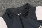 2024-25 RMA Dark gray Half Pull Tracksuit (半拉链)